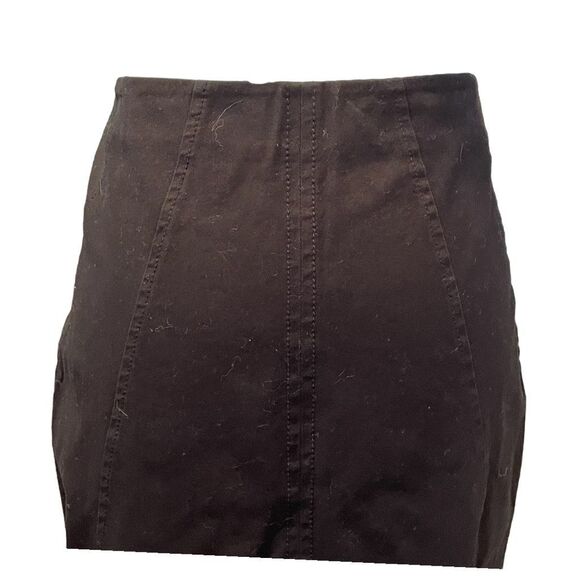 Victoria's Secret Body By Victoria Pencil Skirt Black Knit Midi Back Slit 6 - Picture 3 of 8